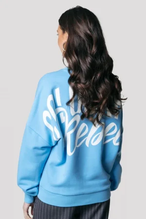 Truien<Colourful Rebel Logo Sweat | Mist Blue Mistblue