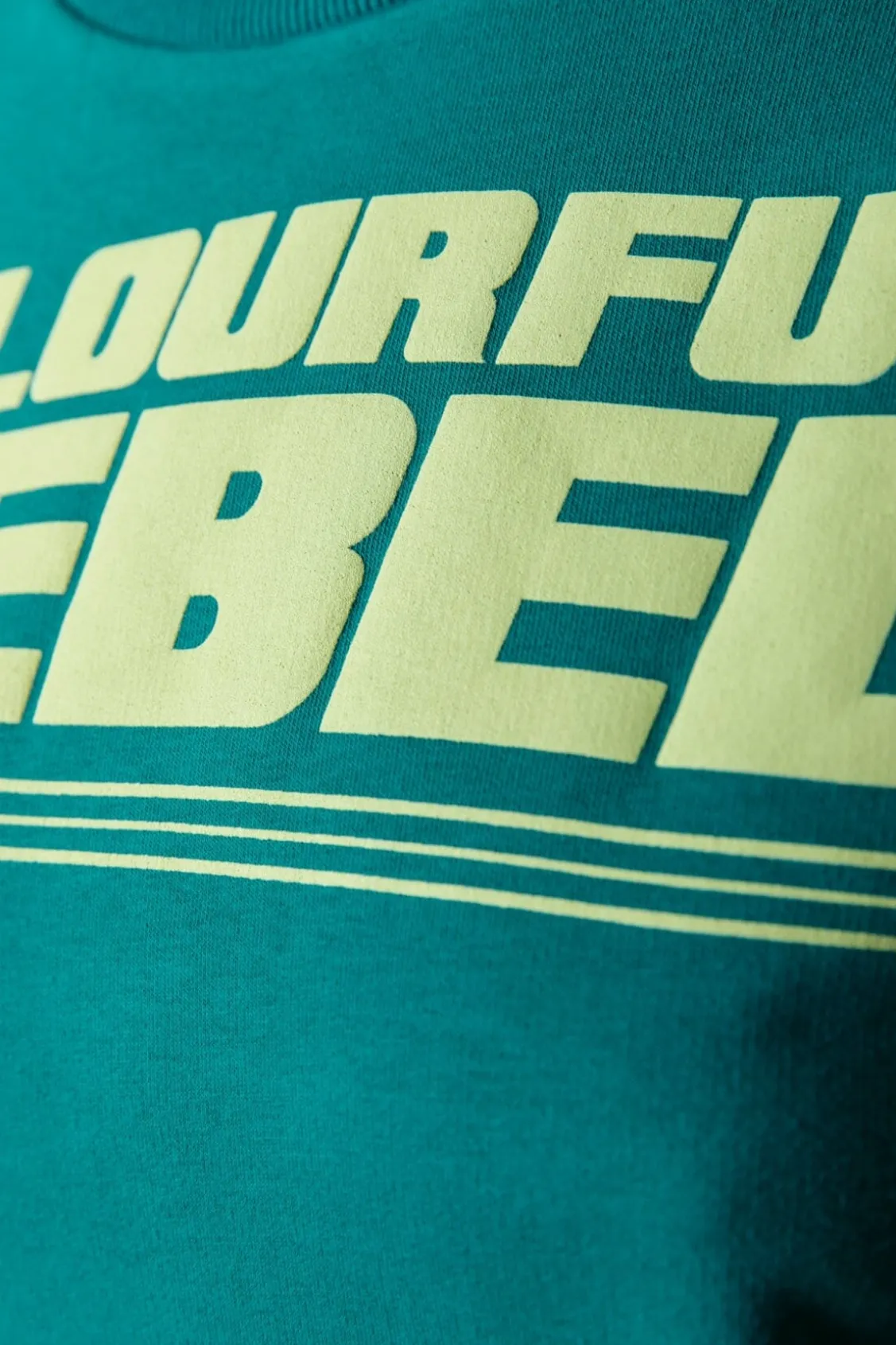 Truien<Colourful Rebel Puff Logo Sweat | Shady Green Shadygreen