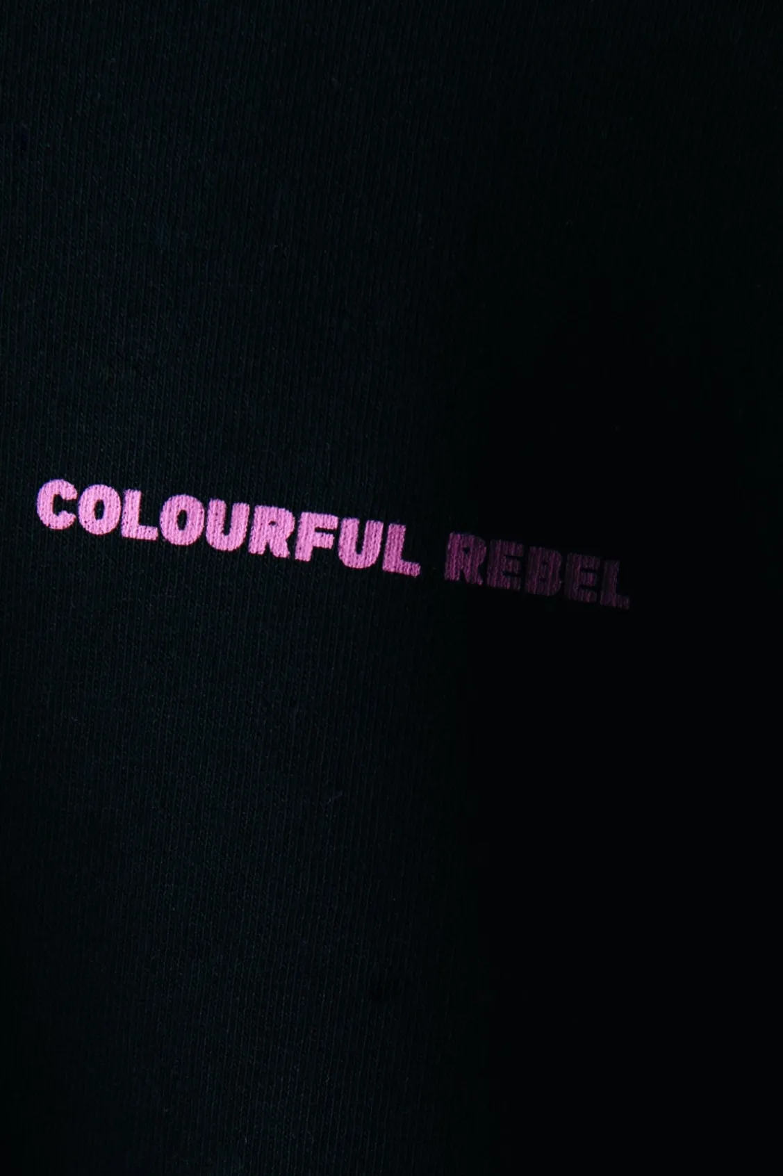 Hoodies<Colourful Rebel Flower Square Hoodie | Black