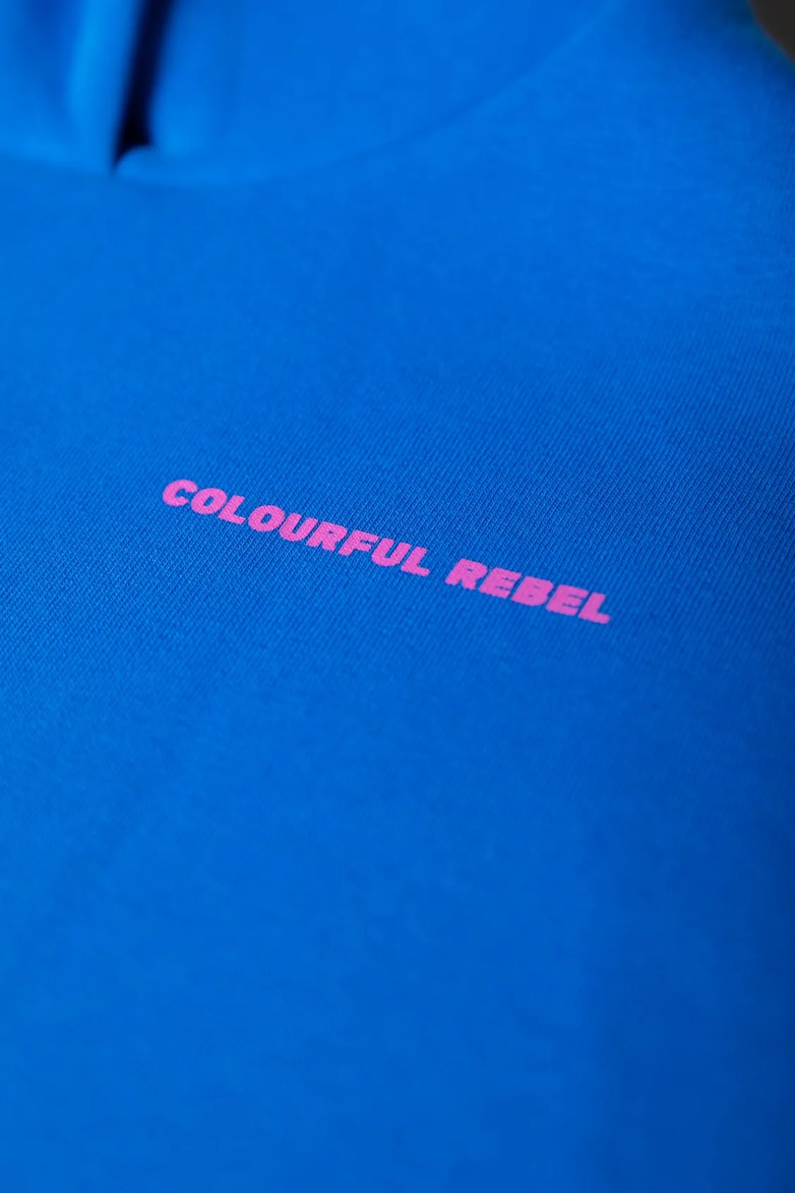 Hoodies<Colourful Rebel Flower Square Hoodie | Blue