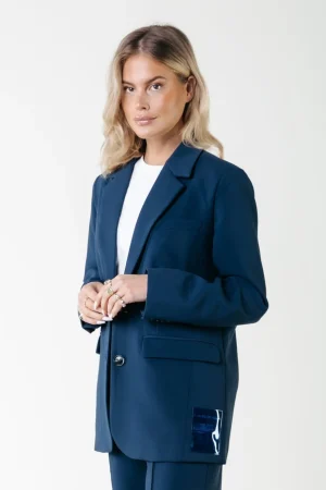 Pakken<Colourful Rebel Gemma Blazer | Dark Navy Darknavy