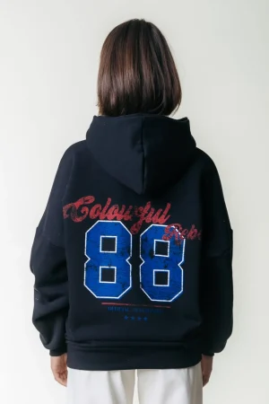Hoodies<Colourful Rebel 88 Hoodie | Black