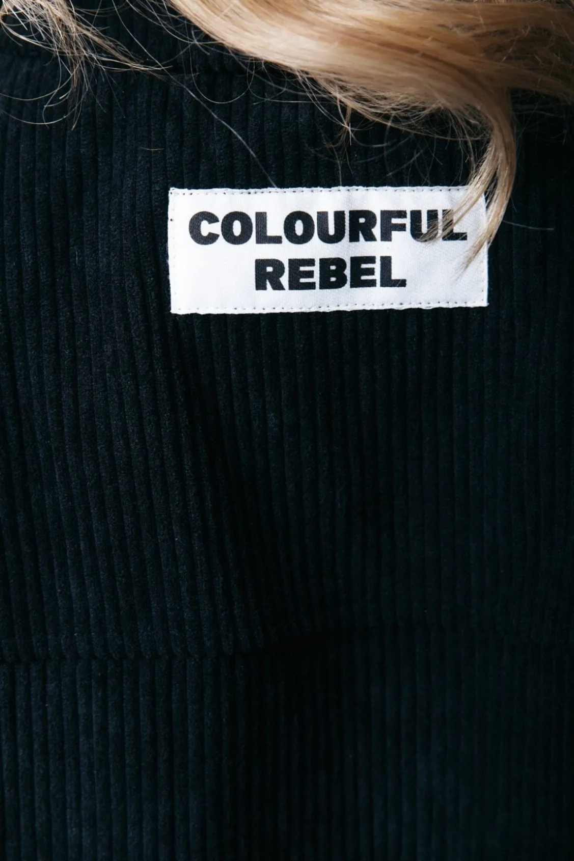 Blouses<Colourful Rebel Olle Corduroy Blouse | Black