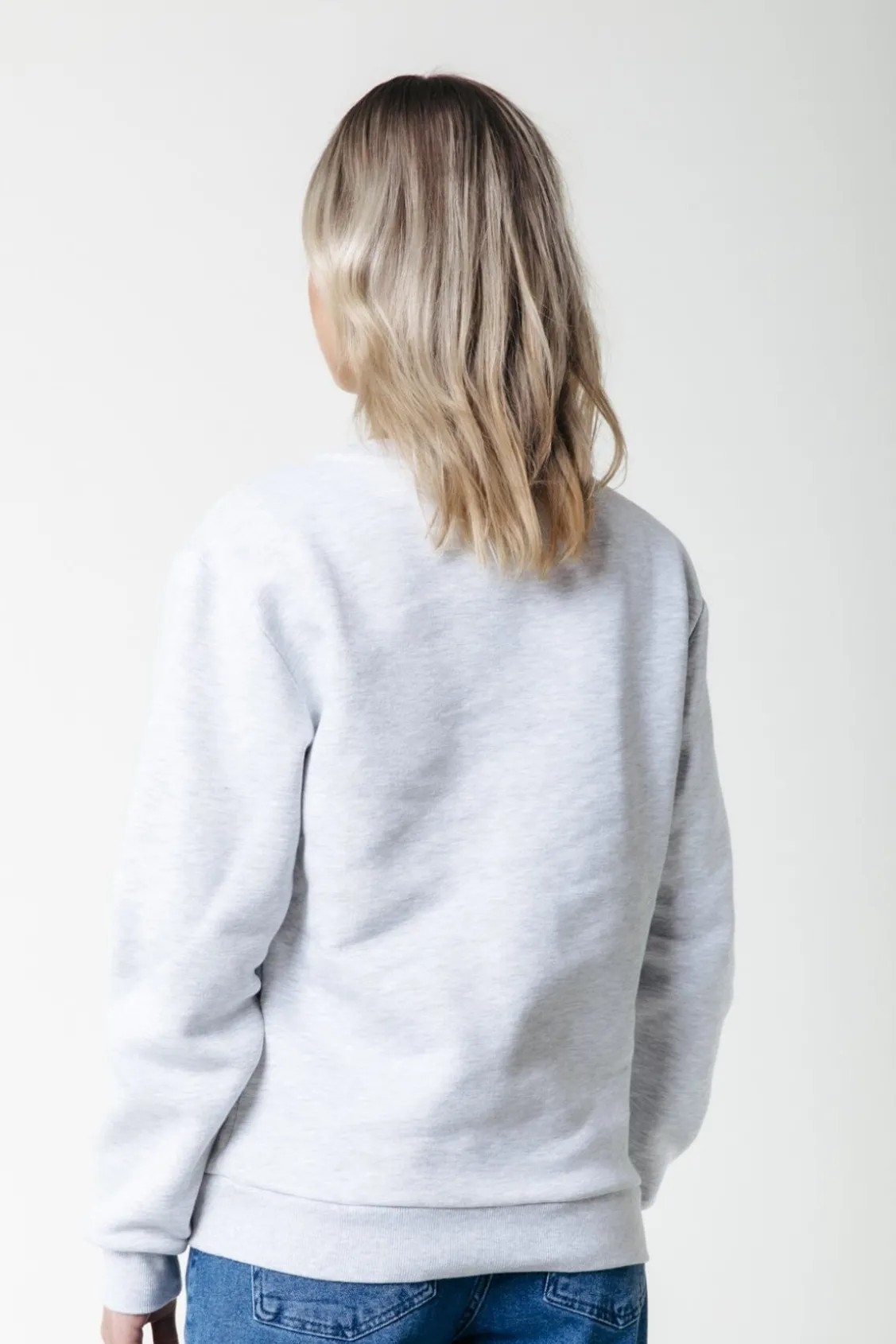 Truien<Colourful Rebel Puff Logo Sweat | Light grey melange Lightgreymelange