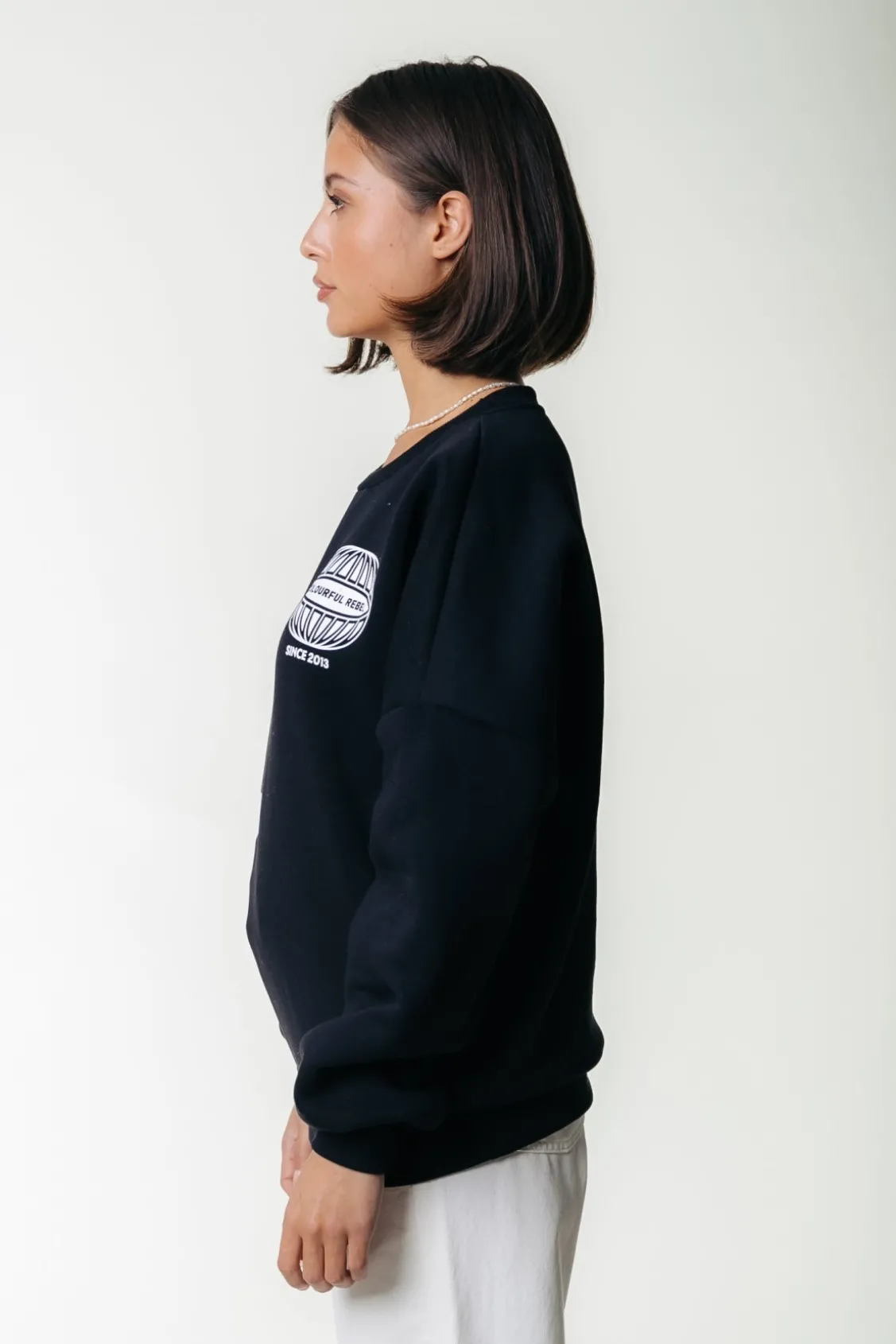 Truien<Colourful Rebel Racer Logo Sweat | Black