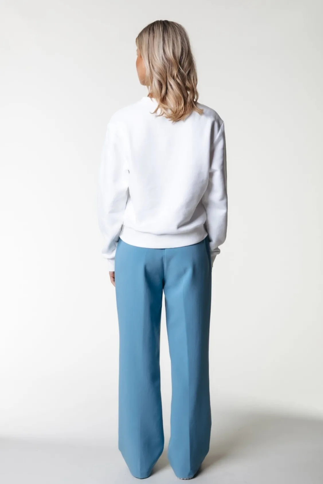 Broeken<Colourful Rebel Rus Straight Pants | Adriatic Blue Adriaticblue