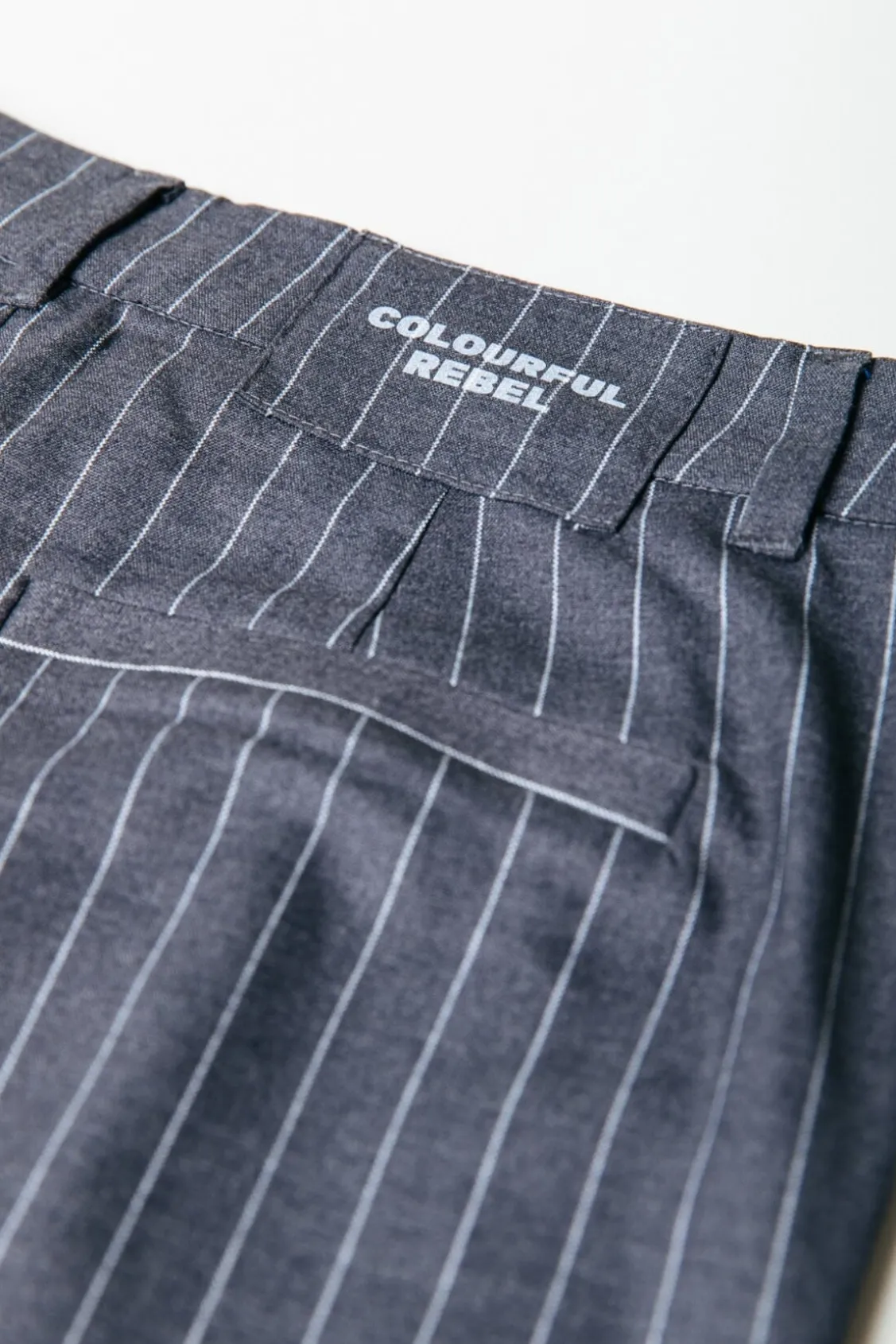 Broeken<Colourful Rebel Rus Straight Pants | Dark Anthracite Darkanthracite