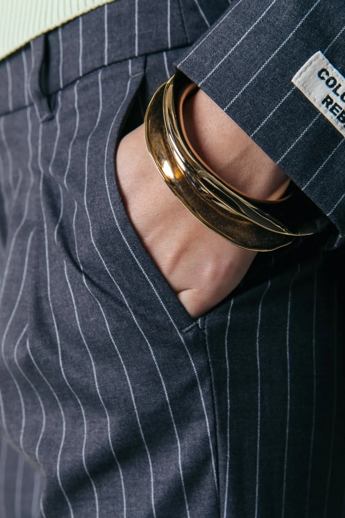 Broeken<Colourful Rebel Rus Straight Pants | Dark Anthracite Darkanthracite