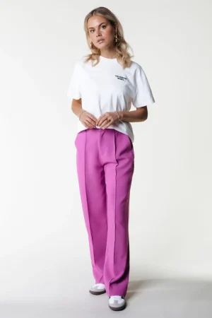 Broeken<Colourful Rebel Rus Straight Pants | Violet Pink Violetpink