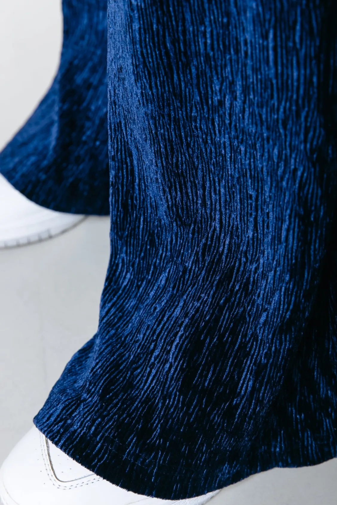 Broeken<Colourful Rebel Structure Velvet Flare | Peacoat Blue Peacoatblue