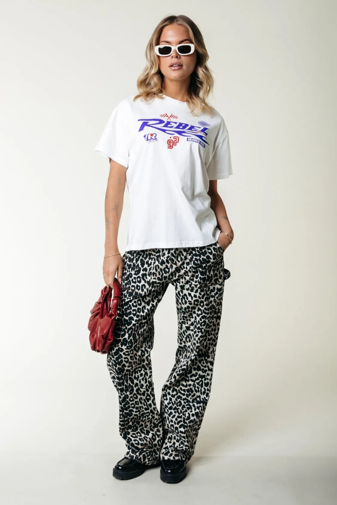 Broeken<Colourful Rebel Tinsley Denim Worker Pants | Beige