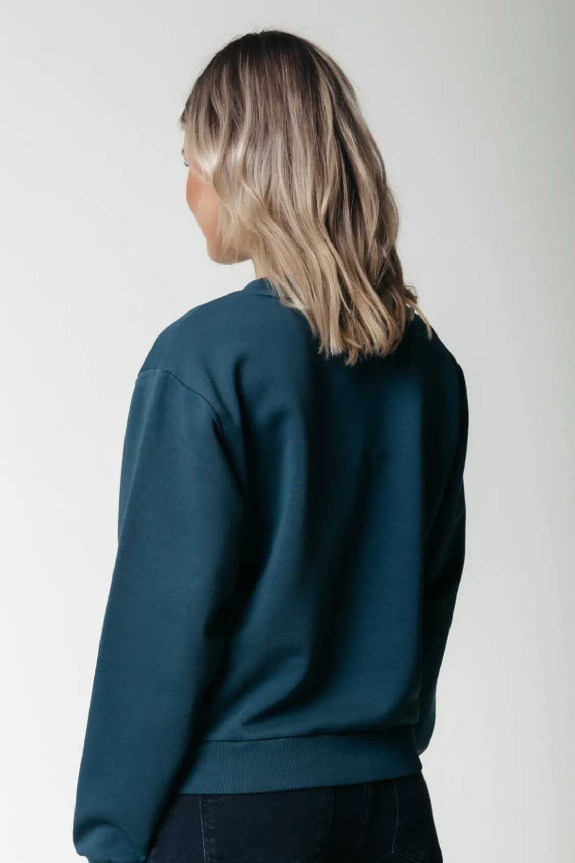 Truien<Colourful Rebel Uni Label Sweat | Atlantic green Atlanticgreen