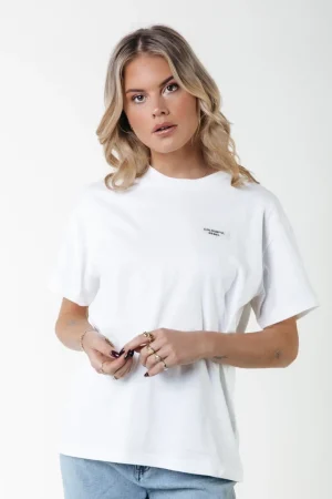 T-shirts<Colourful Rebel Uni Label T-shirt | Standard white Standardwhite