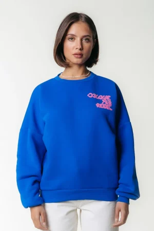 Truien<Colourful Rebel Wave Logo Sweat | Medium blue Mediumblue