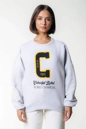 Truien<Colourful Rebel World Champions Sweat | Light grey melange Lightgreymelange