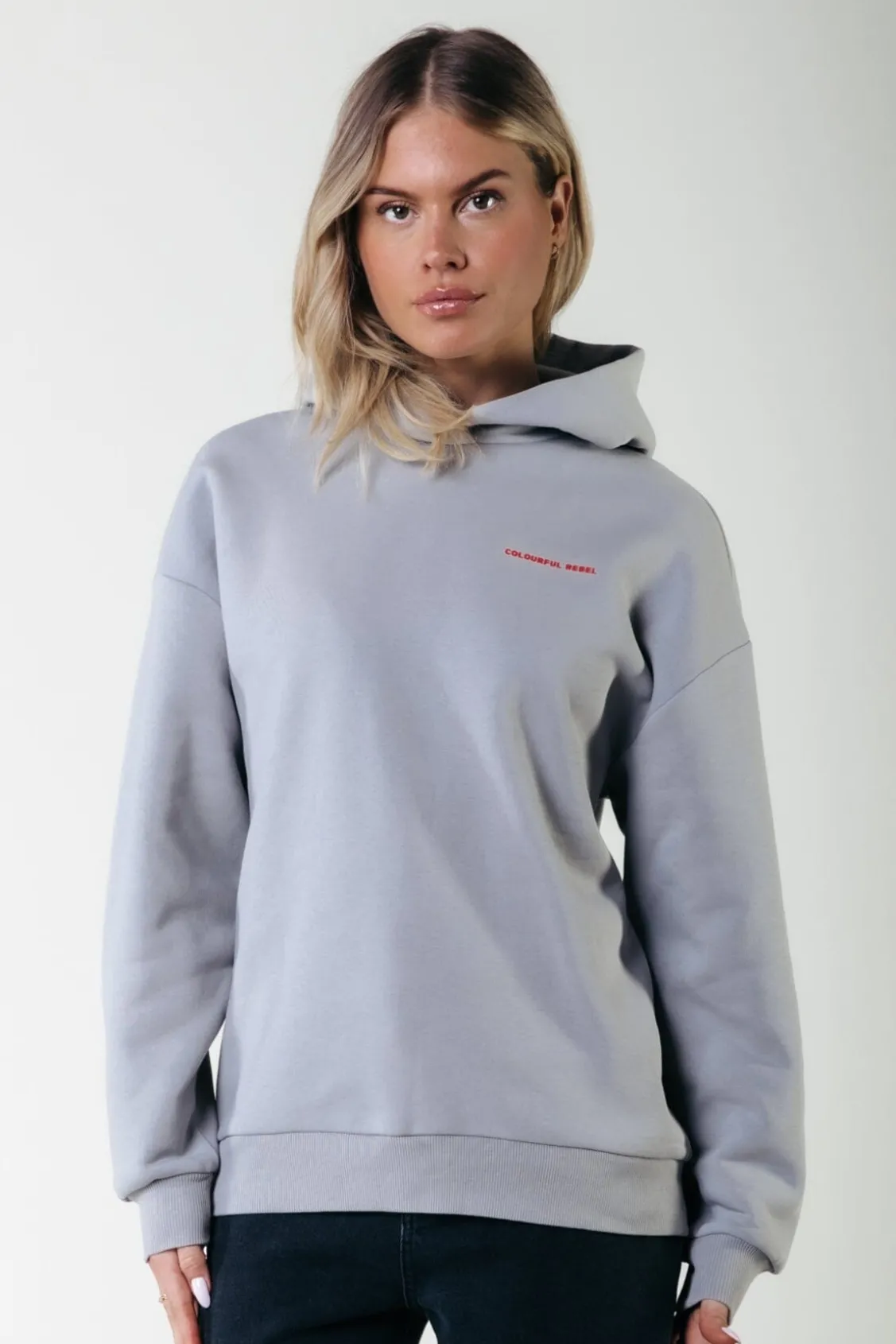 Hoodies<Colourful Rebel World Tour Hoodie | Light grey Lightgrey